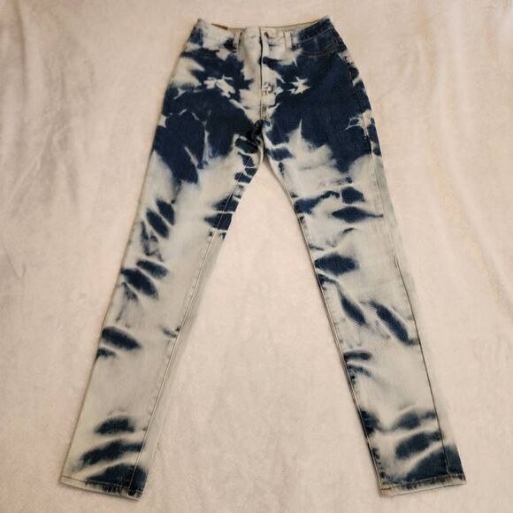 NWT Aphrodite Juniors Size 9 Acid Wash High Rise Skinny Jeans - Picture 1 of 12